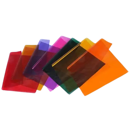 colored cellulose film